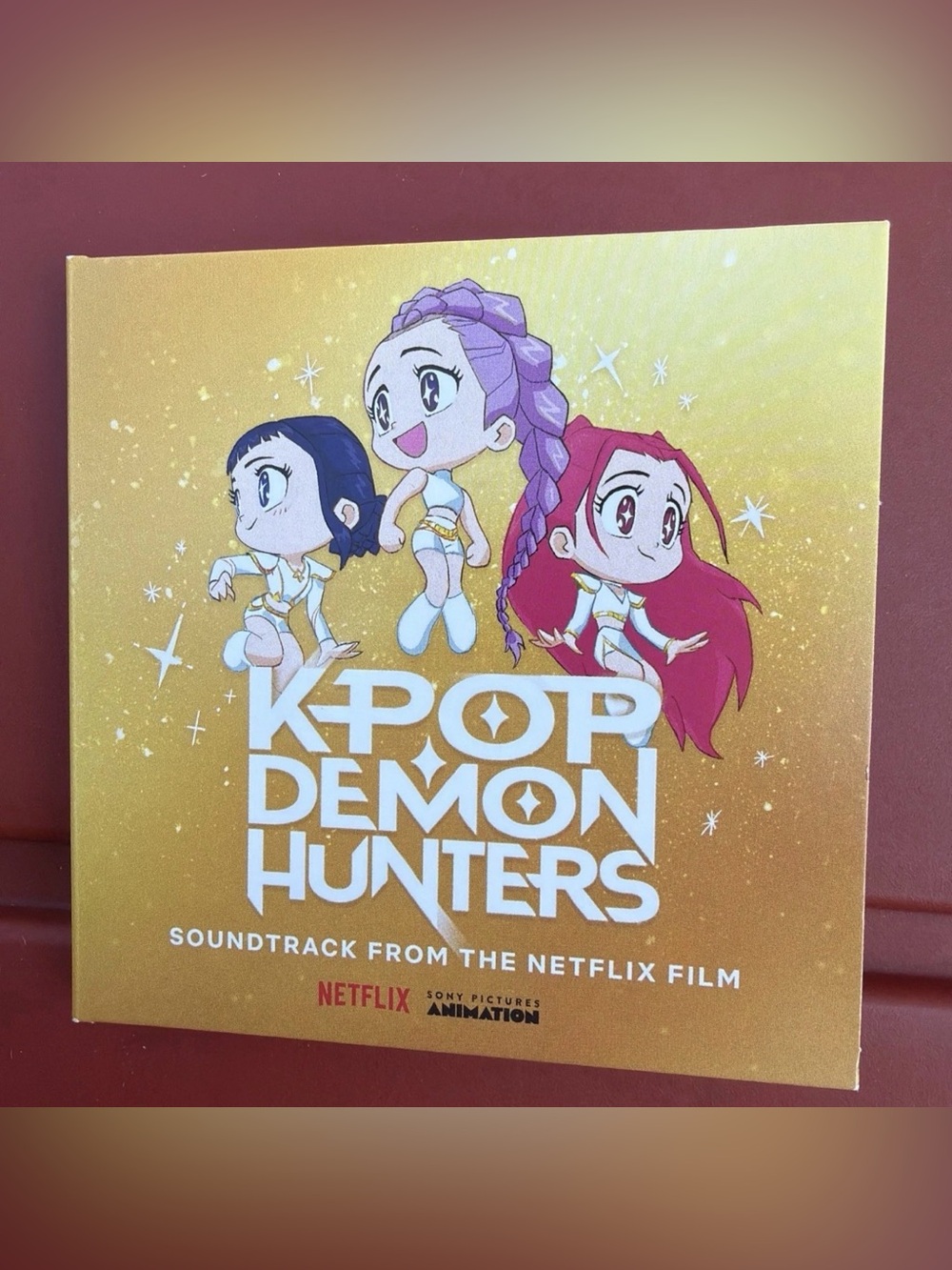 Netflix K-Pop Demon Hunters Soundtrack - Gold Cover Tiny Vinyl